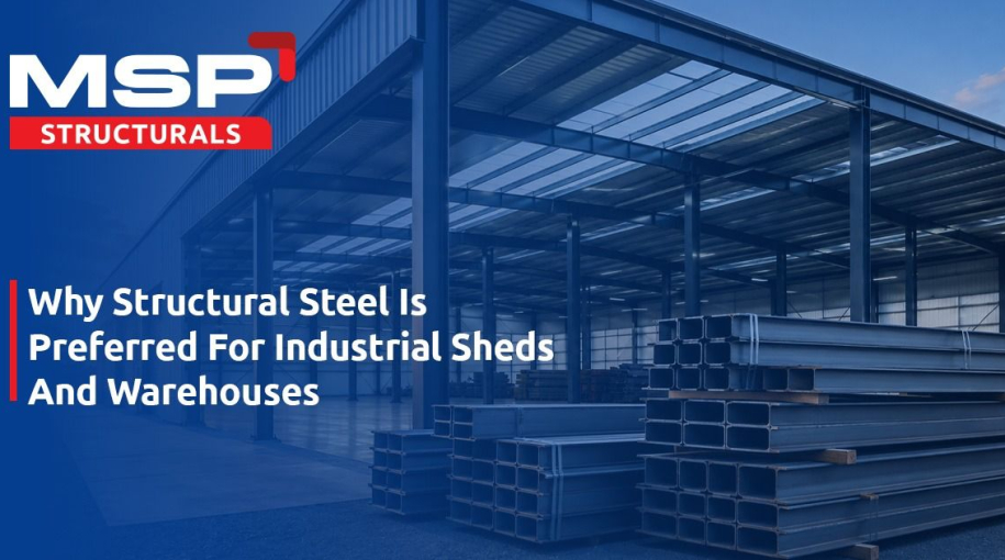 Structural steel for manufacturing and logistics facilities